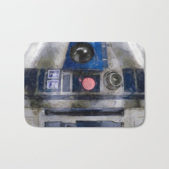 R2D2 Droid Robot StarWars Bath Mat