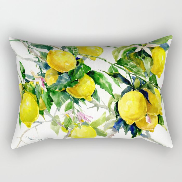 Lemon Tree Rectangular Pillow