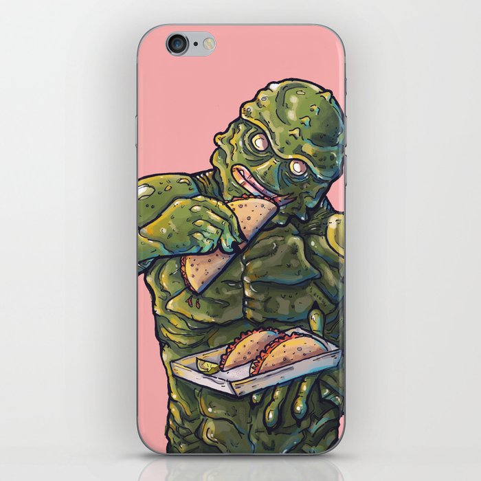 Taco Tuesday 01 - Monster of the lake iPhone Skin