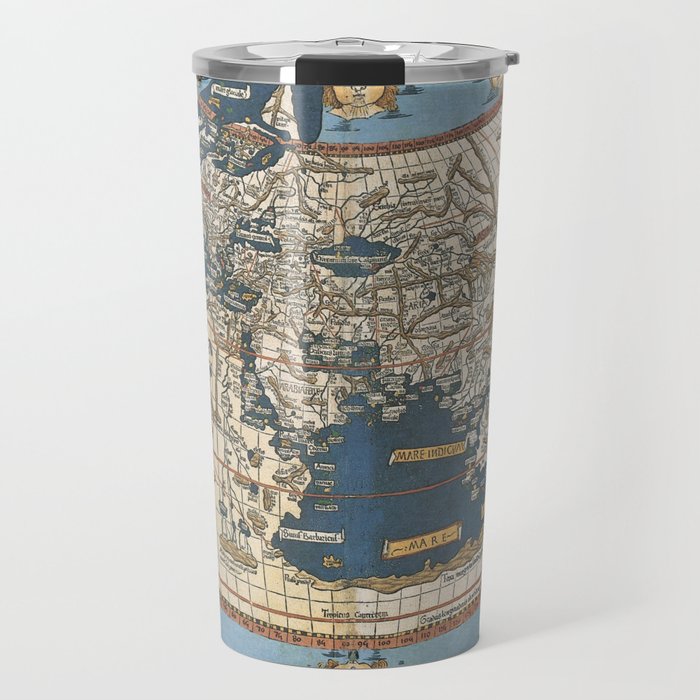 World map 1492 Travel Mug