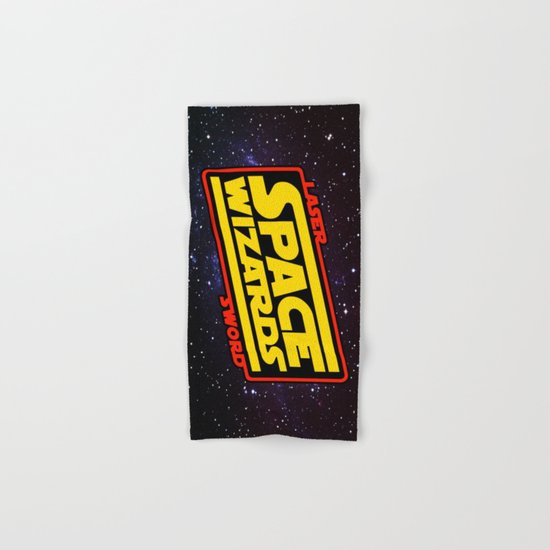 LASER SWORD SPACE WIZARDS Hand & Bath Towel
