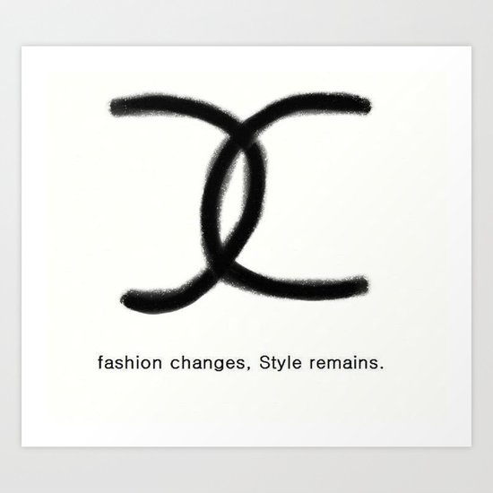 Fashion and Style Art Print