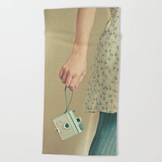 Happiness is my Camera Beach Towel