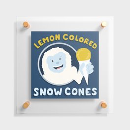 Snowcones Floating Acrylic Print