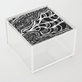 Lines in White Acrylic Box