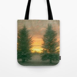 Cardiff Sunset Tote Bag