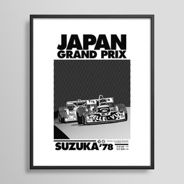 Japanese GP 1978 Framed Art Print