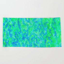 Nature oil on canvas Beach Towel