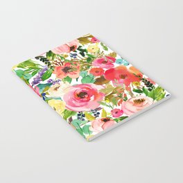 Floral Garden Collage Notebook