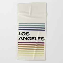 The Sunset Stripe Beach Towel