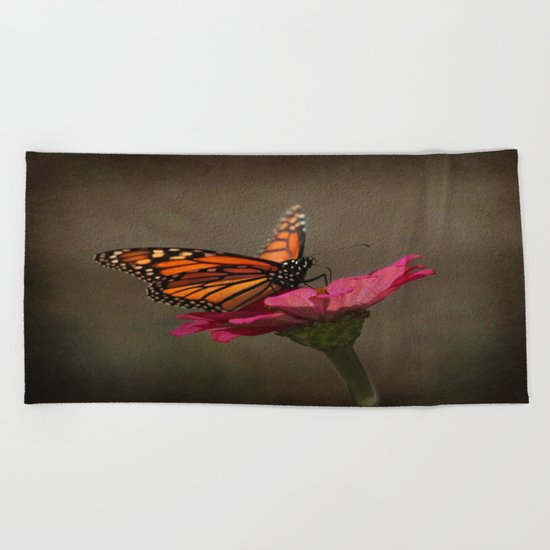Prefect Landing - Monarch Butterfly Beach Towel