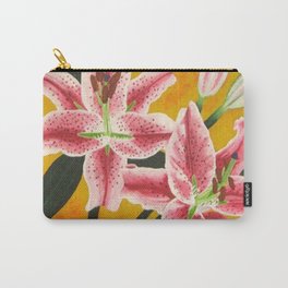Stargazer Lilies Carry-All Pouch