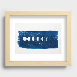 Moon Phases Recessed Framed Print