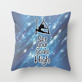 Aeriaist "Set your goals High" Graphic Throw Pillow