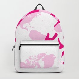 Vector watercolor pink ribbon - breast cancer awareness symbol Backpack | Digital, Mixed Media, Graphic Design, Illustration 