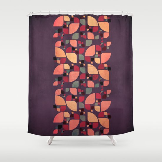 Vintage Butterflies Pattern Shower Curtain