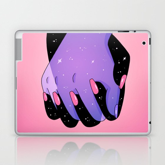 Cosmic Hand Squeeze Laptop & iPad Skin