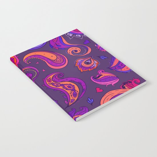 Indian Paisley Pattern 02 Notebook