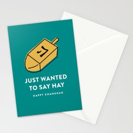 Say Hay for Chanukah Stationery Cards