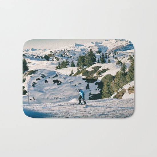 le skieur 7 Bath Mat