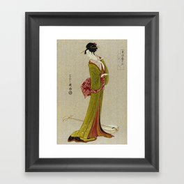 Itsutomi - Vintage Japanese Woodblock Framed Art Print