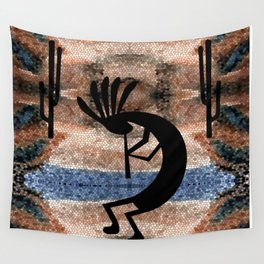 Kokopelli Southwest Desert Wall Tapestry