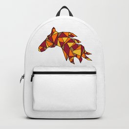 Geometric Horse Backpack