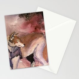 Wolf and Crow Stationery Cards
