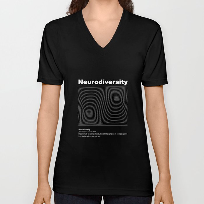 Neurodiversity V Neck T Shirt
