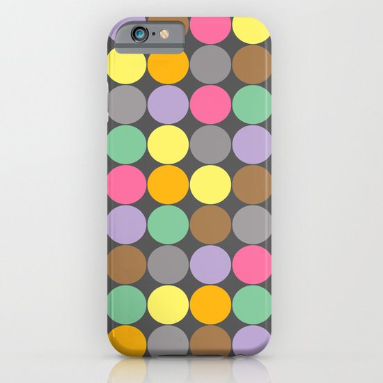Candy Rounds Coal (white available too) iPhone & iPod Case