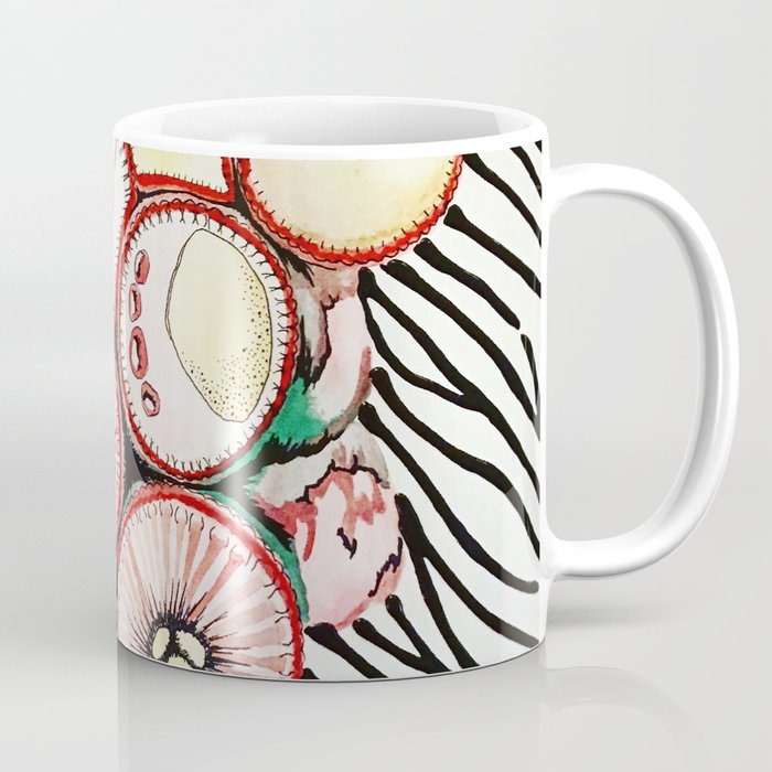 Fluted Bird's Nest in the Zebra Coat Coffee Mug