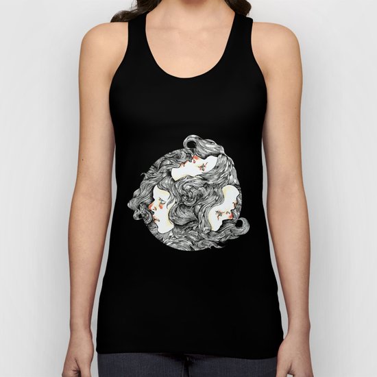 twisted Unisex Tank Top