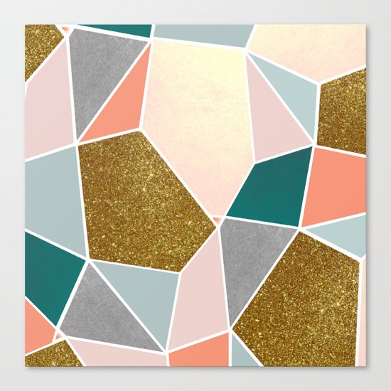 Geometric #society6 #decor #buyart Canvas Print