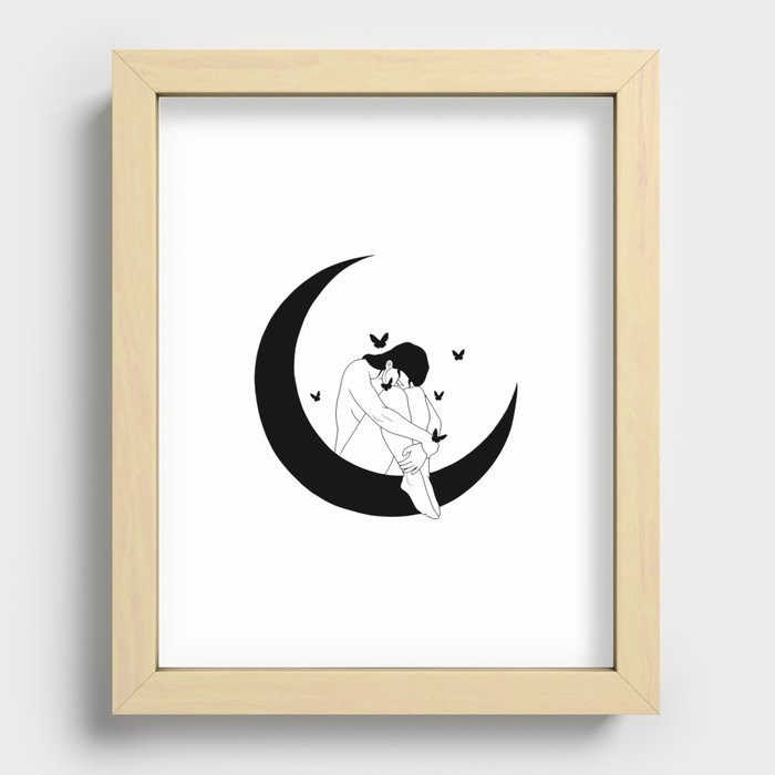 Lost Girl Recessed Framed Print
