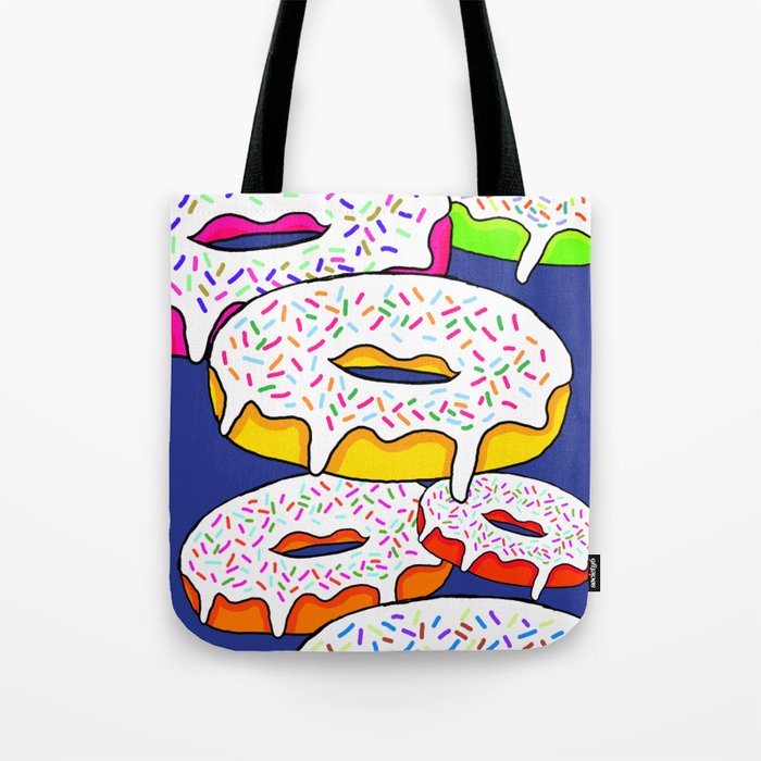 Trippy Donuts Tote Bag