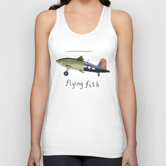 flying fish Unisex Tank Top