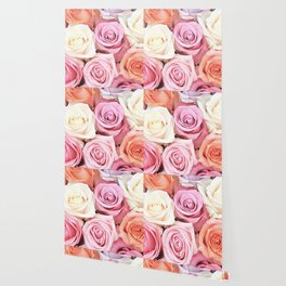 Pretty Colorful Roses Wallpaper