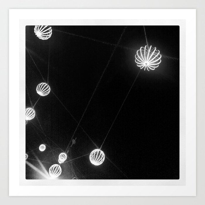 Black&White@Night  Art Print