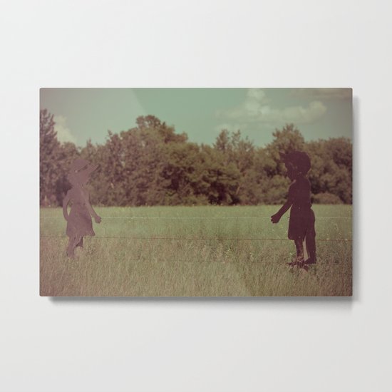 When the Girl meets the Boy Metal Print