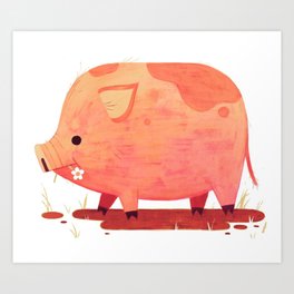 Piglet Art Print
