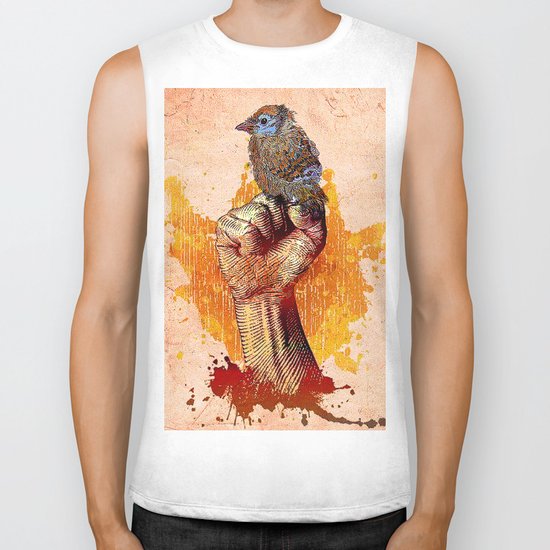 Strength and sweetness Biker Tank