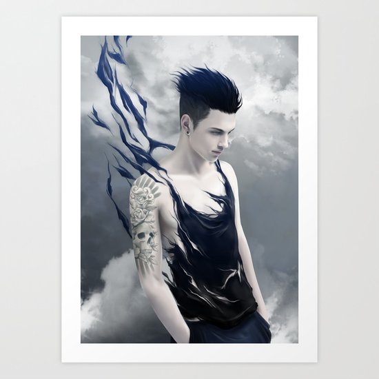 Destructive Wind Art Print