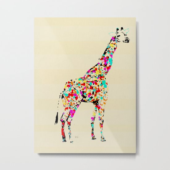 giraffe Metal Print