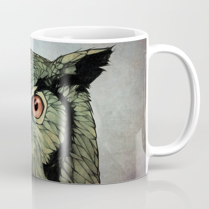 Owl - Red Eyes Coffee Mug