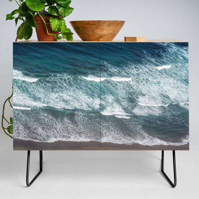 Atlantic Ocean Beauty (Aerial) #5 #wall #art #society6 Credenza