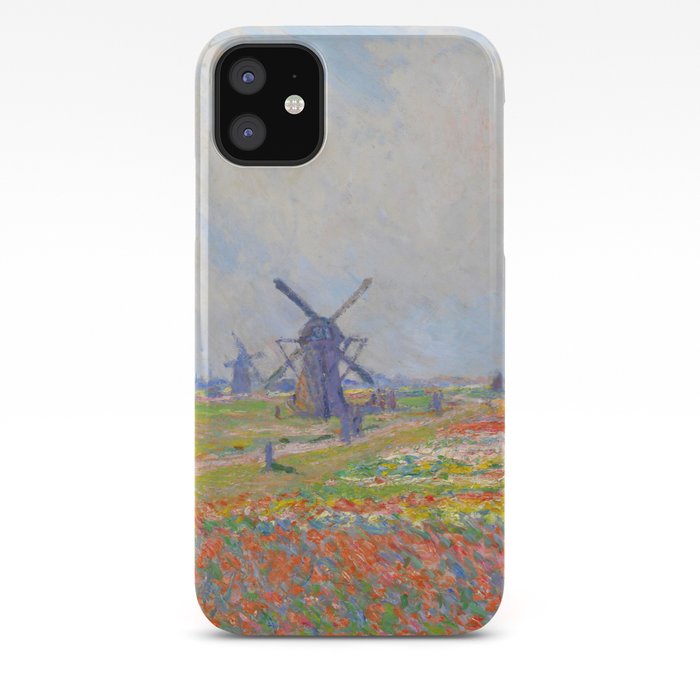 Claude Monet "Tulip Fields near The Hague" iPhone Case