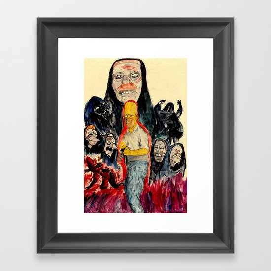 The HΩmega Man Framed Art Print