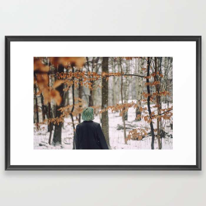 snow Framed Art Print