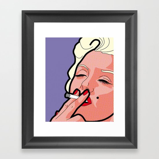 Pop Icons - Marilyn Framed Art Print