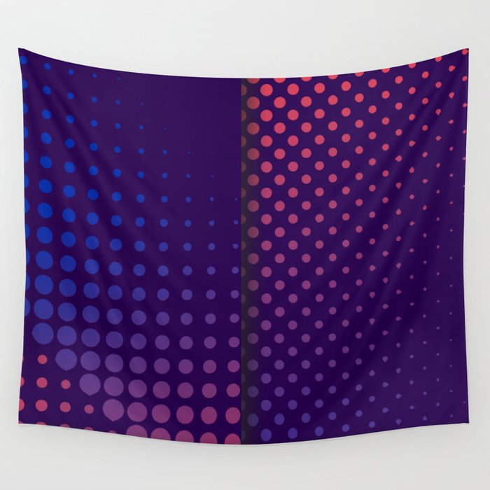 Halftone Pattern 2A Wall Tapestry